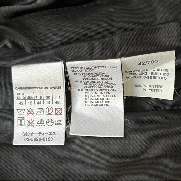 MaxMara Utility Jacket Anorak Black Women’s size XS-Autumn-Fall-Winter-Rain - Picture 5 of 6